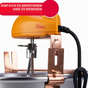 Vas electric Ardes AR24AM81 inox 28cm, 3.5L, cu mixer pentru polenta si marmelada - Img 3