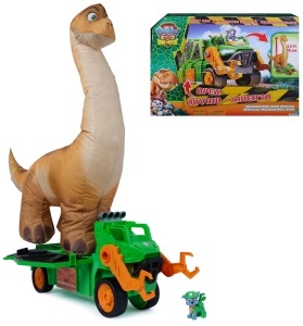 Vehicul de transport PAW PATROL Rocky cu Dino 60 cm, 2-in-1, pentru copii de la 3 ani