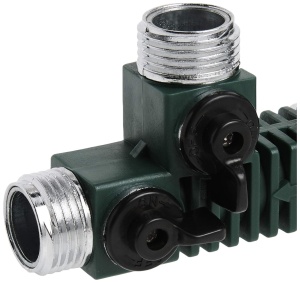 Ventil de apa Orbit 62019 cu 5 cai, din zinc, 3 mufe cu robinete - Img 3
