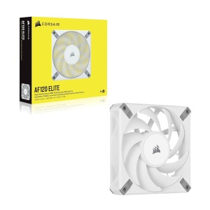 Ventilator 120mm Corsair AF120 ELITE, PWM, Alb, Silentios - Img 8