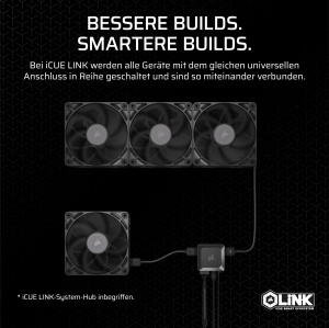 Ventilator CORSAIR RX120 MAX 120mm PWM, 2000 RPM, Negru - Img 5