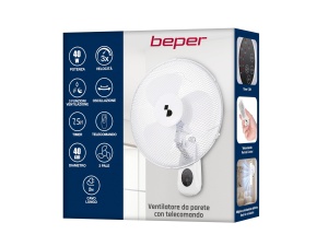 Ventilator de perete BEPER P206VEN600 cu telecomanda, 3 viteze, timer 7,5 ore - Img 8