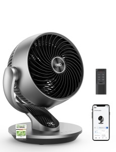 Ventilator Dreo Lynx S Smart 28 dB Oscilare 90deg Timer 12h 4 viteze Control vocal