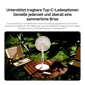Ventilator inteligent vertical XIAOMI Smart Standing Fan Pro Slim, 14 m, 8,7 cm, telecomanda - Img 11