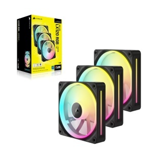 Ventilator PC Corsair iCUE LINK LX120 RGB, 120mm, Negru, 3 bucati - Img 8