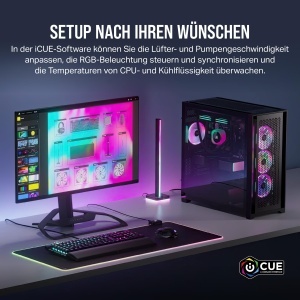 Ventilator RGB CORSAIR iCUE LINK QX120, 120mm, 3 buc, Negru - Img 8