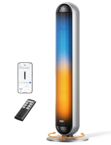 Ventilator si Incalzitor DREO 2-in-1, 2000W, 12 viteze, 107 cm