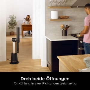 Ventilator turn Shark TurboBlade TF200SEU, fara elice, 10 trepte de viteza, oscilatie 180, antracit - Img 5