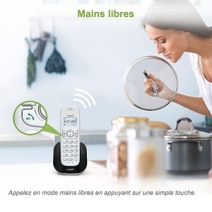 (versiunea franceza) VTech CS1501 Telefon DECT fara fir cu doua telefoane, blocare apeluri, identificare apelant/apel in asteptare, difuzor, afisaj iluminat din spate si tastatura iluminata din spate - Img 12