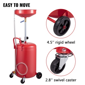 Vevor 917-02 Rezervor Ulei Uzat 75L Reglabil pe Inaltime Cu Roti pentru Mobilitate - Img 6