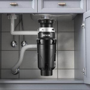 VEVOR JW-301 Tocator de Resturi Alimentare 12 PS Motor DC 3820 RPM Sistem EZ-Mount - Img 8