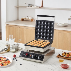 Vevor Mini Pancake Maker PC-25-2 25 buc 1700W Reglaj Temperatura - Img 8