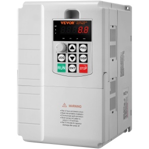 VEVOR VFD 10 CP convertizor de frecventa 75 kW 34 A intrare monofazata 220 V-240 V pana la iesire trifazata 220 V-240 V convertizor de frecventa 0 - 4