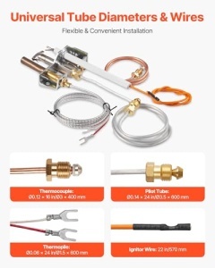 VEVOR ZH-919A Kit Zapaire Gaz Natural Compatibil cu Modele Heatilator Usor de Instalare - Img 6