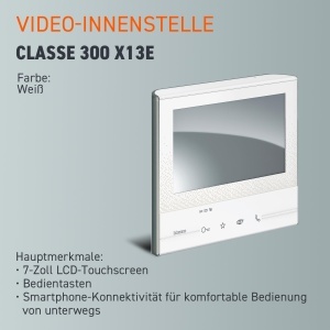 Video-Interfon BTICINO Classe 300 X13E cu Touchscreen de 7, Alb - Img 2