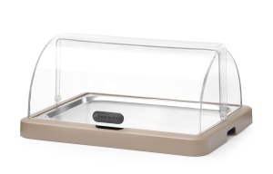 Vitrina Buffet HENDI UNIQ, ABS, Tablett 400x300mm, Bej - Img 2