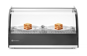 Vitrina de incalzire HENDI, reglare temperatura 85C, inox, 400W, 554x376x311mm - Img 9