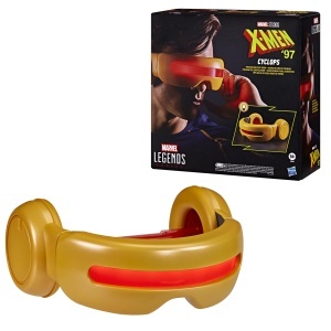Vizor Premium Cyclops Marvel Legends X-Men 97, Design Detaliat, Culoare Galben-Rosu