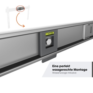 Vogel's TVM 5607 - cel mai plat suport de perete pentru televizoare de 40-100 inch, max 100 kg, compatibilitate universala, testat TUV, pana la VESA 600x400, distanta de perete de doar 1,5 cm - Img 6