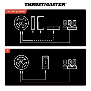 Volan de curse Thrustmaster T98 Ferrari 296 GTS cu pedalier pentru PC - Img 13
