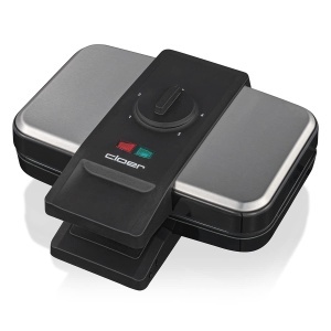 Waffle Maker Cloer 1459, 1000 W, antiaderent, inox negru