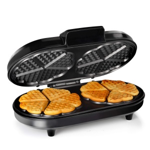 Waffle Maker Tristar WF-2120 - 10 Wafele in Forma de Inima, 1200W, Inox