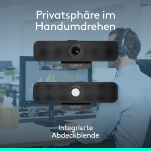 Webcam Logitech C925e, HD 1080p, Autofocus, Negru - Img 7