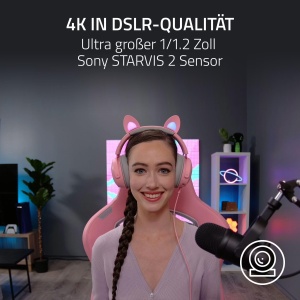 Webcam Razer Kiyo Pro Ultra - 4K, Autofocus AI, Negru - Img 3