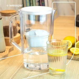 Wessper D1 SOLID FutureFlow Cana filtrare apa 28L BPA Free LED indicator Alb - Img 7