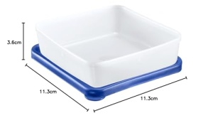 Westmark 4 recipiente pentru depozitarea alimentelorcongelator incl capac volum de umplere 025 l fiecare stivuibile plastic trio culoare transparental - Img 6