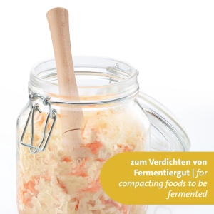 Westmark Fermentier Stampfer Buchenholz - Ideal pentru Kimchi si Varza Murata - Img 4