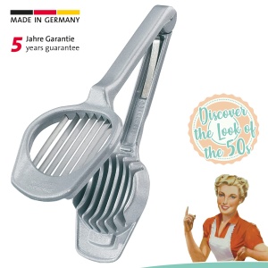 Westmark Multi-Purpose Cutter, Design retro, Cleste de taiere, Aluminiu/Otel inoxidabil, Lungime: 19,5 cm, Champion, Gri, 5170RT61 - Img 2