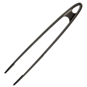 Westmark Pensete pentru prajit si servire clesti pentru gratar foarte rezistente la caldura pana la 270degC plastic lungime 29 cm delicat-plus negru 1