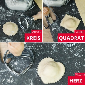 Westmark Teigrad Sofia 39 mm Cutter pentru Ravioli si Aluat Zink si Lemn de Fag - Img 5
