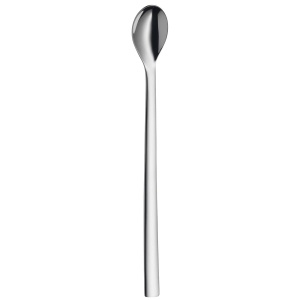 WMF Nuova Long Drink Lingura 6 bucati lingura lunga 22 cm lingura latte macchiato iaurt cocktail otel inoxidabil Cromargan lustruit poate fi spalat in - Img 2