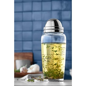 WMF Shaker pentru salate 400ml, recipient de sticla cu scara, cu 5 retete tiparite, sticla, otel inoxidabil Cromargan, poate fi spalat in masina de spalat vase - Img 5