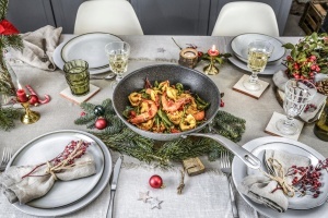 Wok BALLARINI Salina, 30 cm, Aluminiu, Antiaderent, Culoare Gri - Img 5