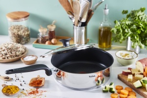 Wok din inox Tefal Primary 28 cm, cu antiaderenta, ideal pentru gatit asiatic - Img 8