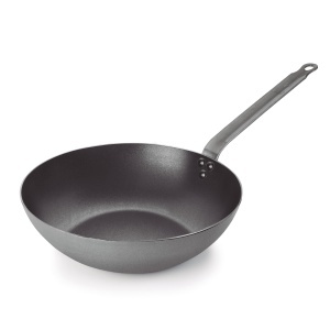 Wok Lacor Ferrum 63233, 100 Fier Natural, 32cm, PFOA-Free