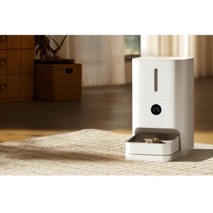 Xiaomi Smart Pet Food Feeder 2-5L Compartiment mare pentru hrana uscata de pana la 2,5 kg, afisaj LED, senzori de detectare si avertizare a greutatii cu precizie de grame, alimentare de urgenta cu baterii AA, cablu din nailon rezistent la muscatura - Img 6