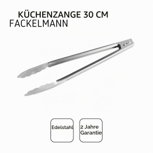 Zanga multifunctionala Fackelmann 30 cm, din otel inoxidabil, argintie - Img 4