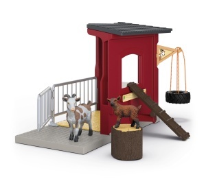 Zaraza Schleich Ziegenstall 42726 31 piese pentru copii de la 3 ani - Img 7