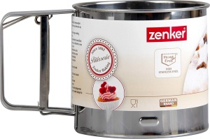 Zenker Einhandsieb PATISSERIE site pentru faina si zahar pudra din inox argintiu - Img 3