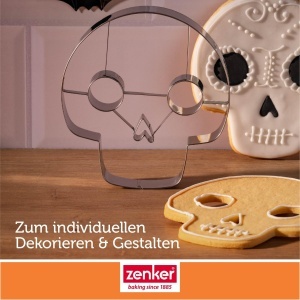 Zenker XXL Forma de Decupat Totenkopf 14x13 cm Otel Inoxidabil - Img 7