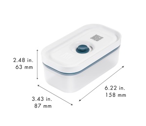 ZWILLING Fresh Save Vakuumbox S 05L Semitransparent BPA-Free - Img 3