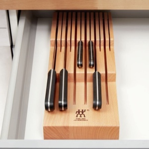 Zwilling Schubladeneinsatz pentru 12 cutite lemn de fag 41x155x48 cm natural - Img 4