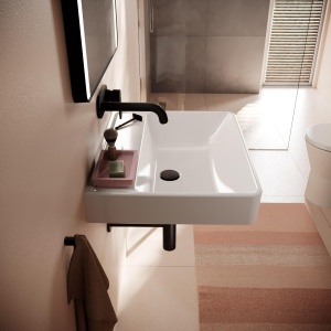 Ablaufgarnitur hansgrohe Push-Open pentru chiuveta si bideu, mattschwarz, large - Img 5