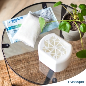Absorbant de umiditate Wessper Nachfullpack Lemongrass, 250g, 10 bucati, Alb - Img 7
