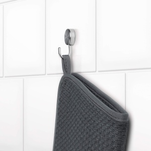 Abtropfmatte Rayen - 40x46 cm, super absorbanta, uscare rapida, gri inchis - Img 6