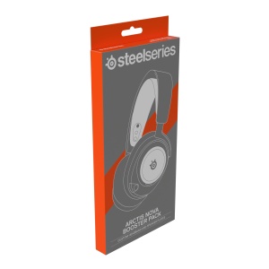 Accesorii casti gaming SteelSeries Arctis Nova Booster Pack, Rose Quartz, banda nylon si placute metalice - Img 5